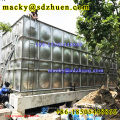 400m3 4m high galvanized panel steel water tank for construction site